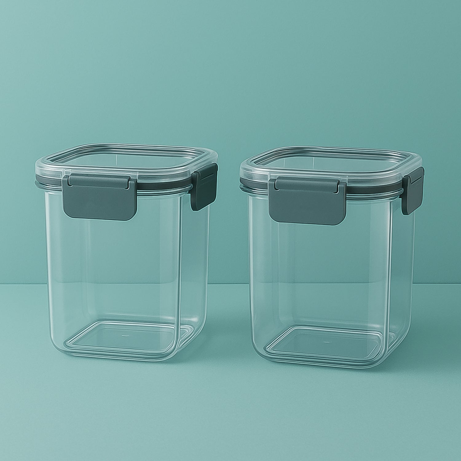 Apex Press N’ Lock Airtight Food Storage Container Set (2Pc/900ml) Approx Apex Press N’ Lock Airtight Food Storage Container Set (2Pc/900ml) Approx